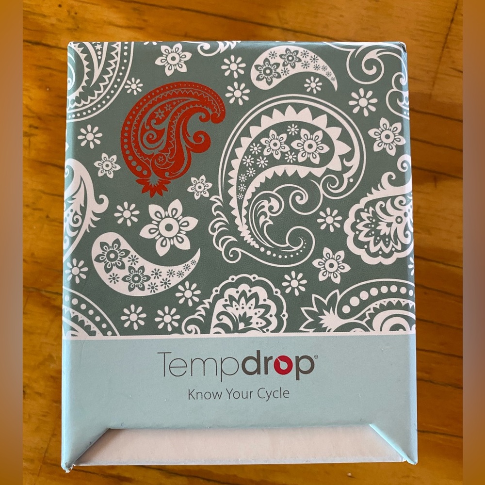 Tempdrop cycle tracker with basal body temp